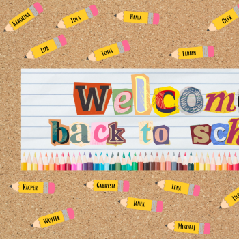 Welcome back to school - gazetka na rozpoczęcie roku szkolnego